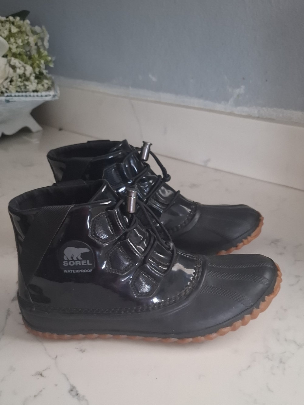 SOREL Womens Waterproof Black Casual Ankle Boots